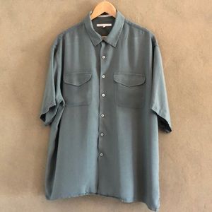 Perry Ellis 100% Silk Casual Men’s Shirt